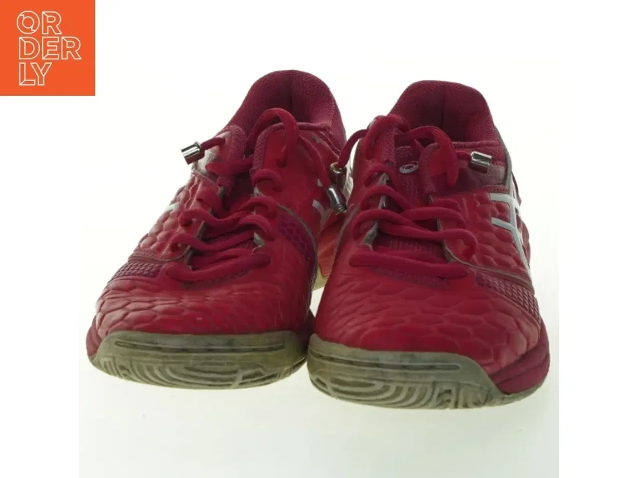Billede 2 - Brugte røde løbesko fra Asics (str. 33,5 )