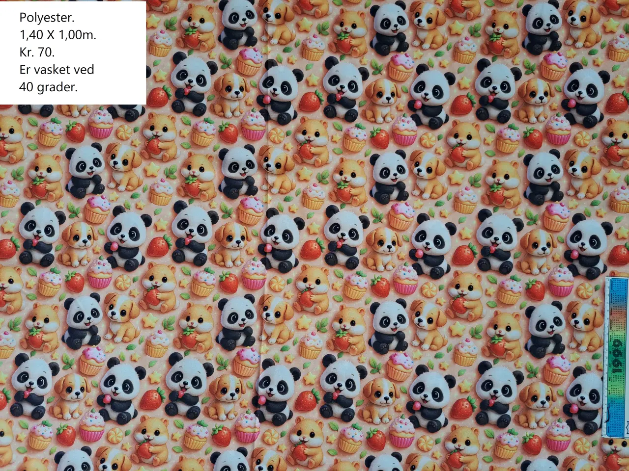 Billede 14 - Polyester og bomuldsstof.