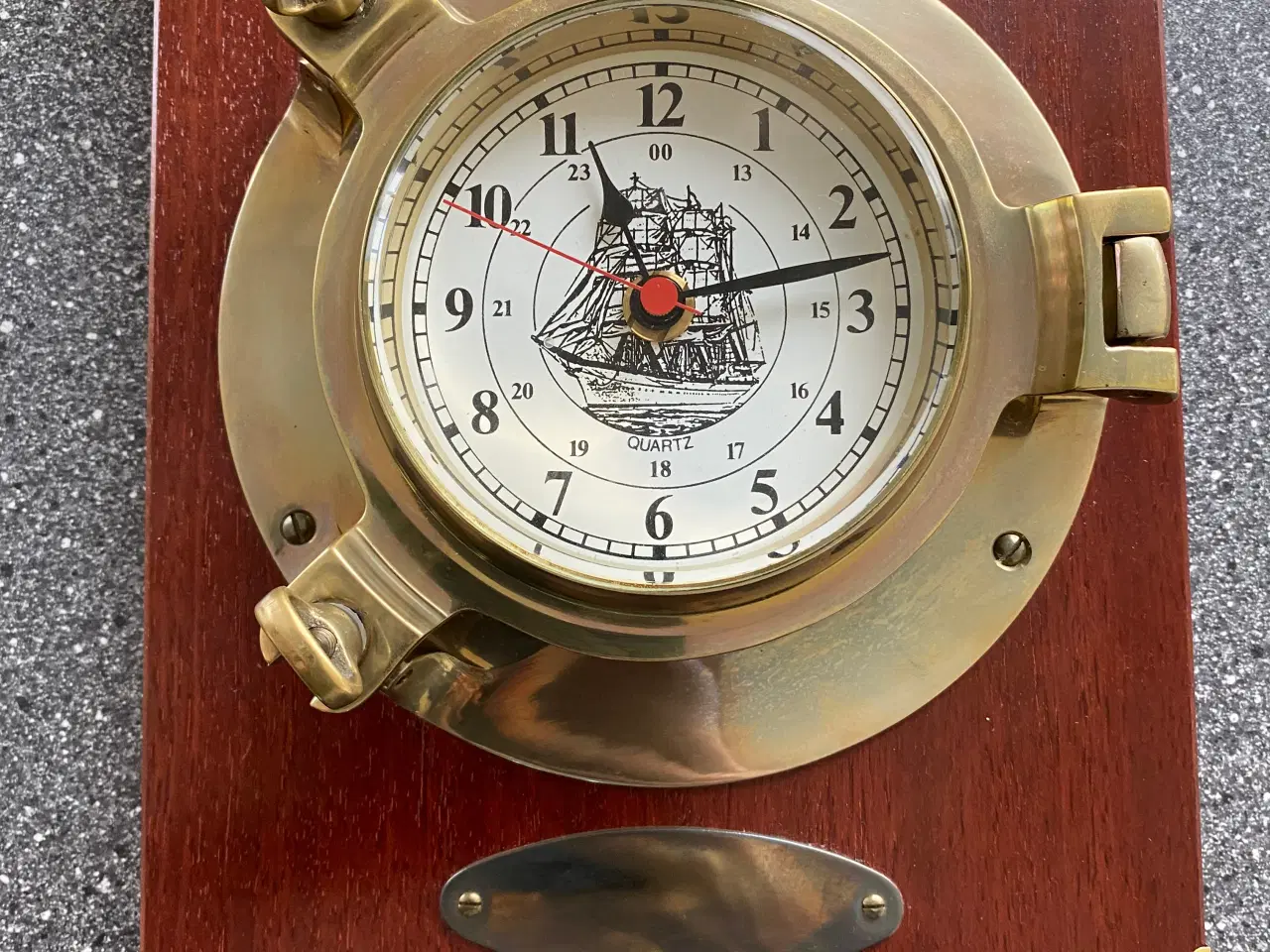 Billede 2 - Skibsur, barometer og klokke
