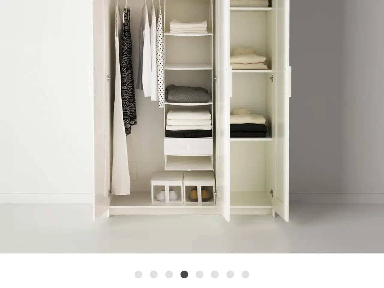 Billede 4 - Brimnes garderobeskab fra IKEA 