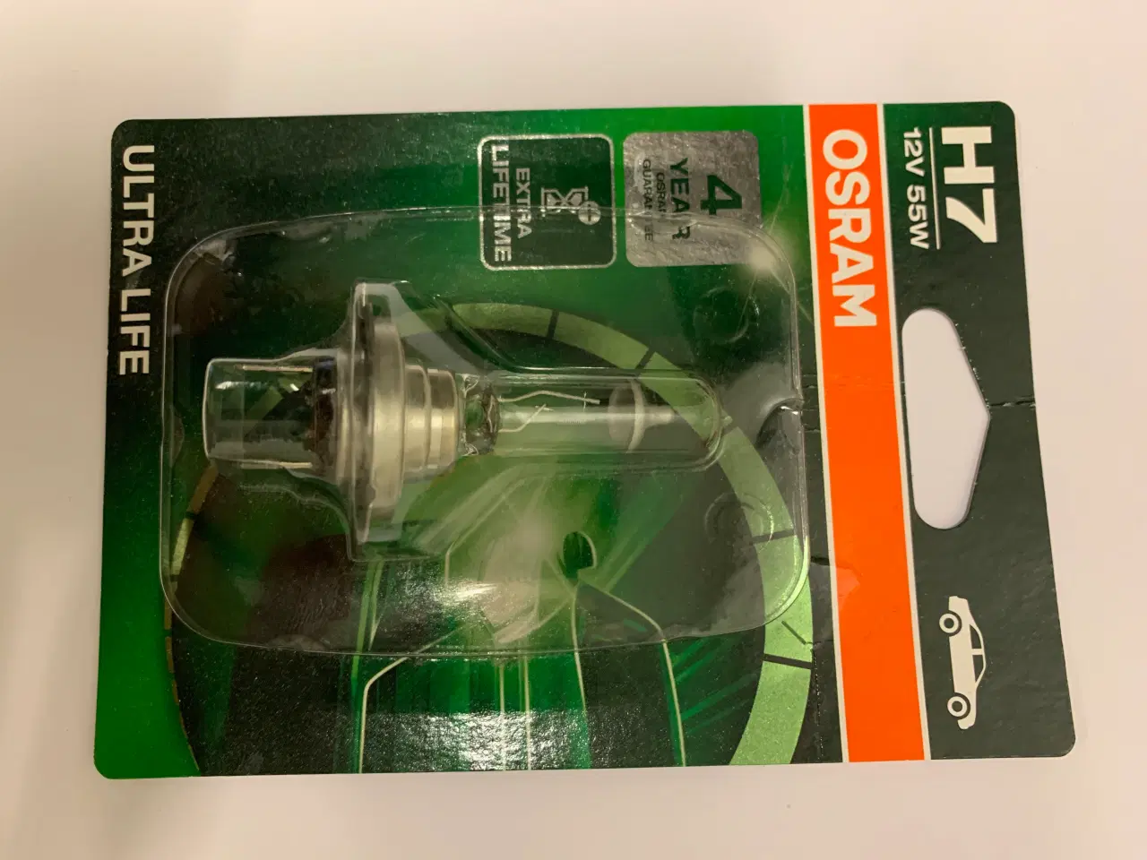 Billede 1 - Osram H7 ultra life 12v 55w pære