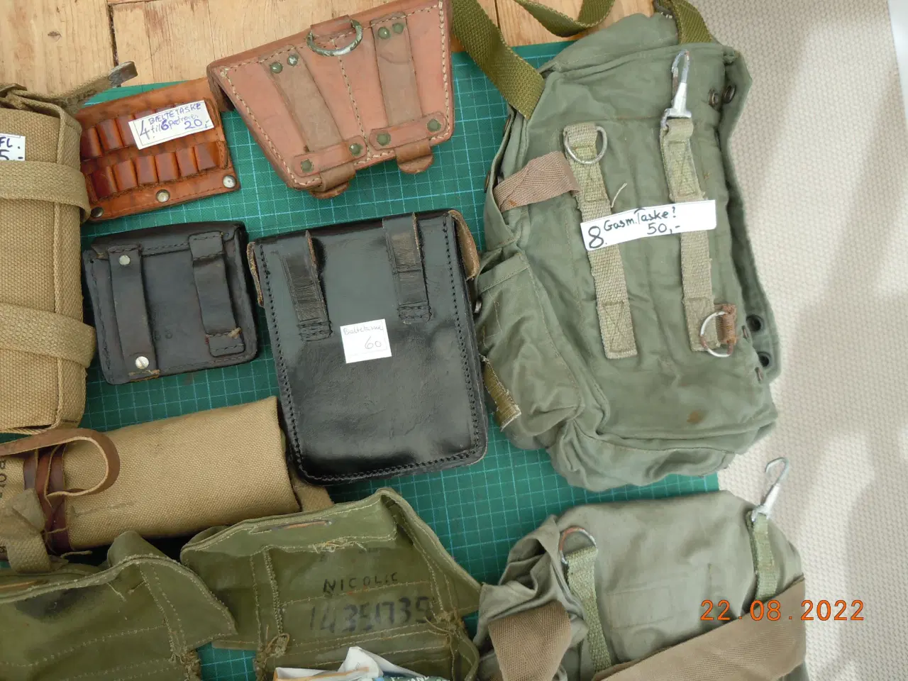 Billede 7 - Patrontasker. Andre militære tasker.