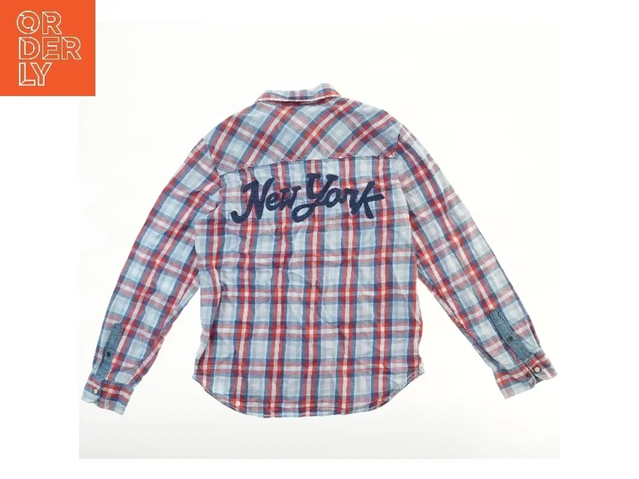 Billede 2 - Langærmet ternet skjorte fra Logg (str. 158)