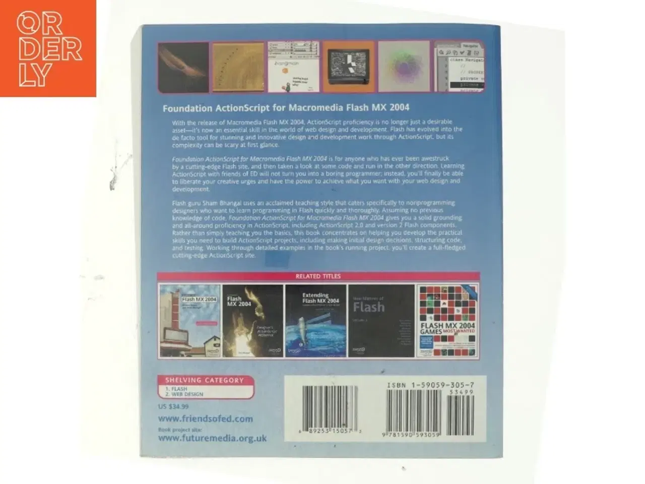Billede 3 - Foundation ActionScript for Macromedia Flash MX 2004 af Sham Bhangal (Bog)