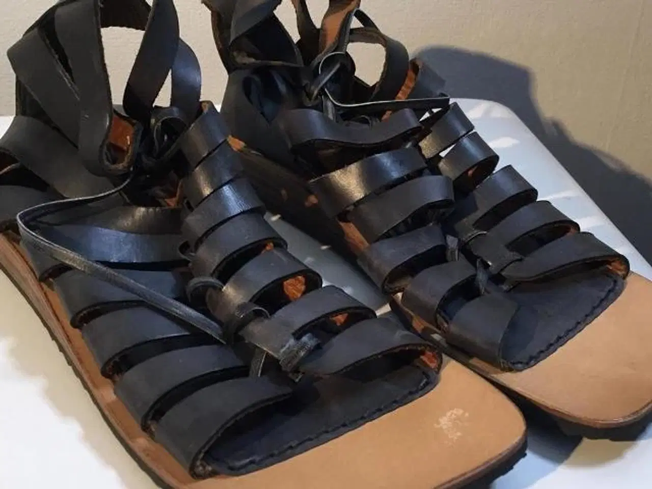 Billede 1 - Bubetti, blå sandaler, str 39,5