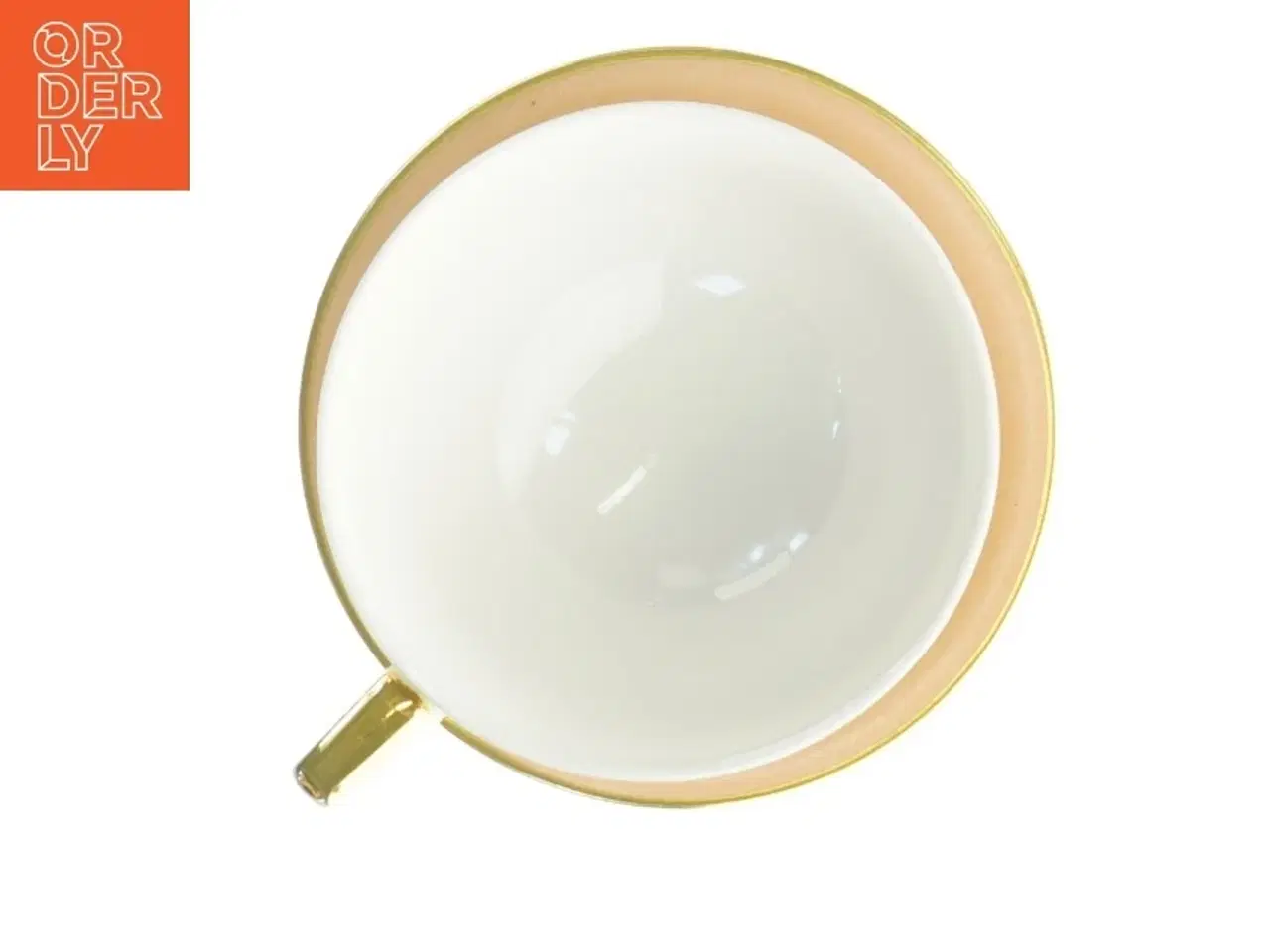 Billede 4 - Porcelænskop med underkop fra Kjøbenshavn Porcellains Maleri (str. Kop 12 x 10 x 5,5 cm underkop 11,5 x 2 cm)