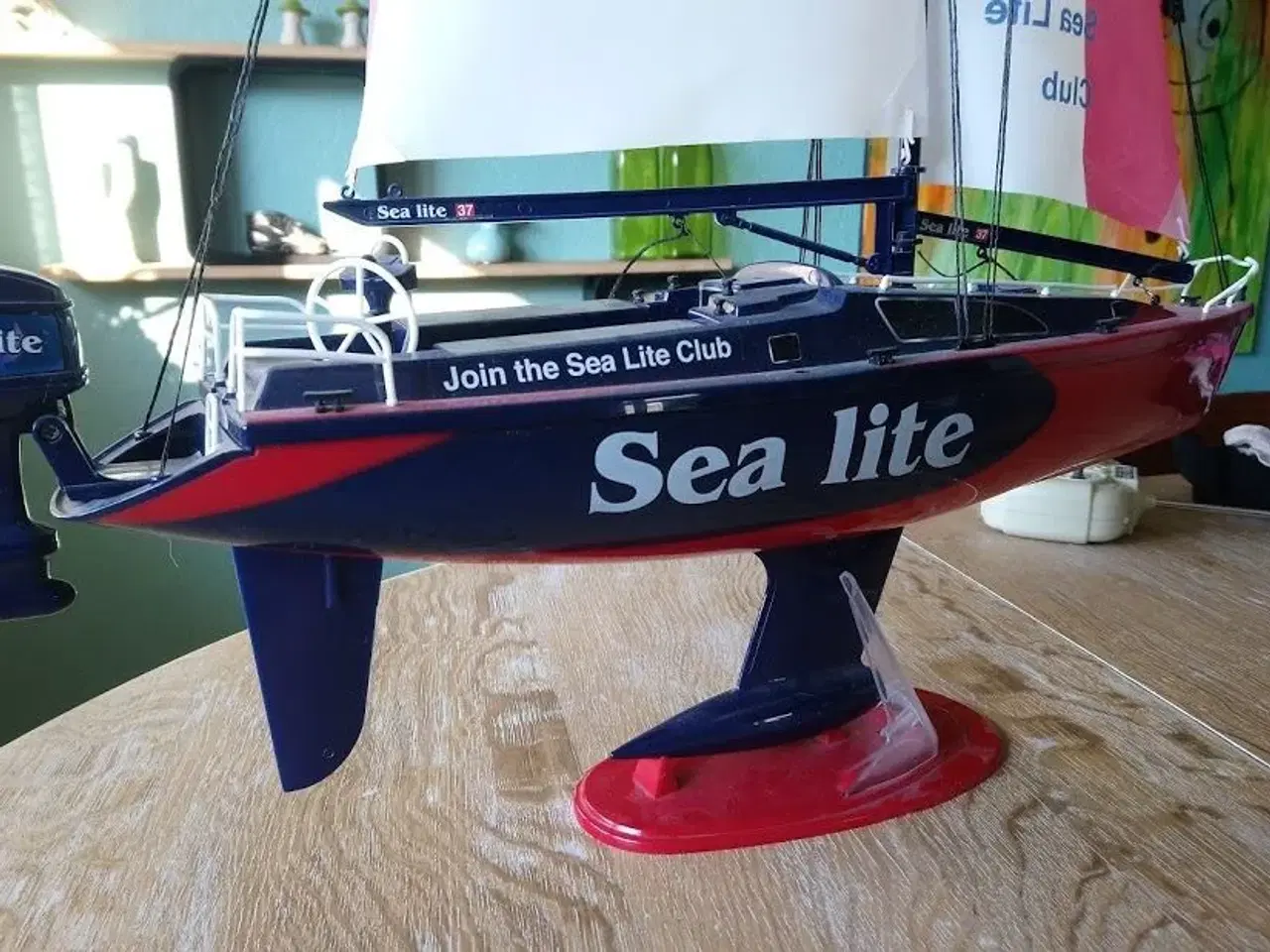 Billede 1 - Sea Lite fjernstyret modelbåd.