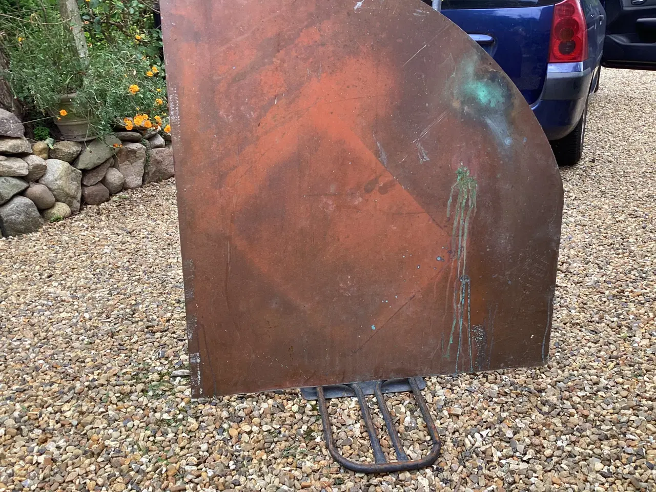 Billede 2 - Gulvplade til brændeovn