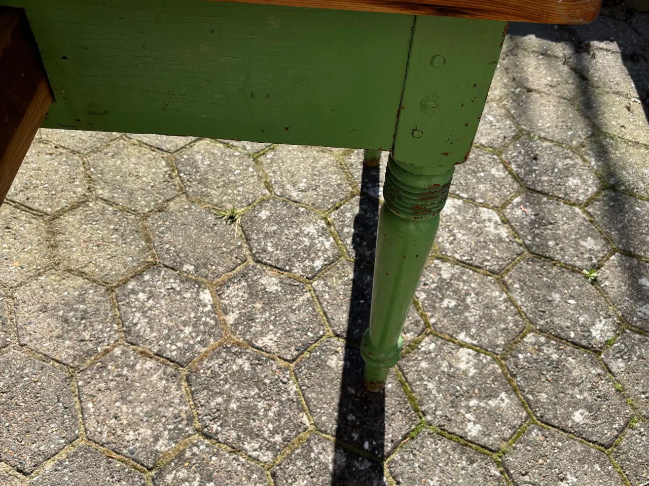 Billede 3 - Gammelt antikt spisebord