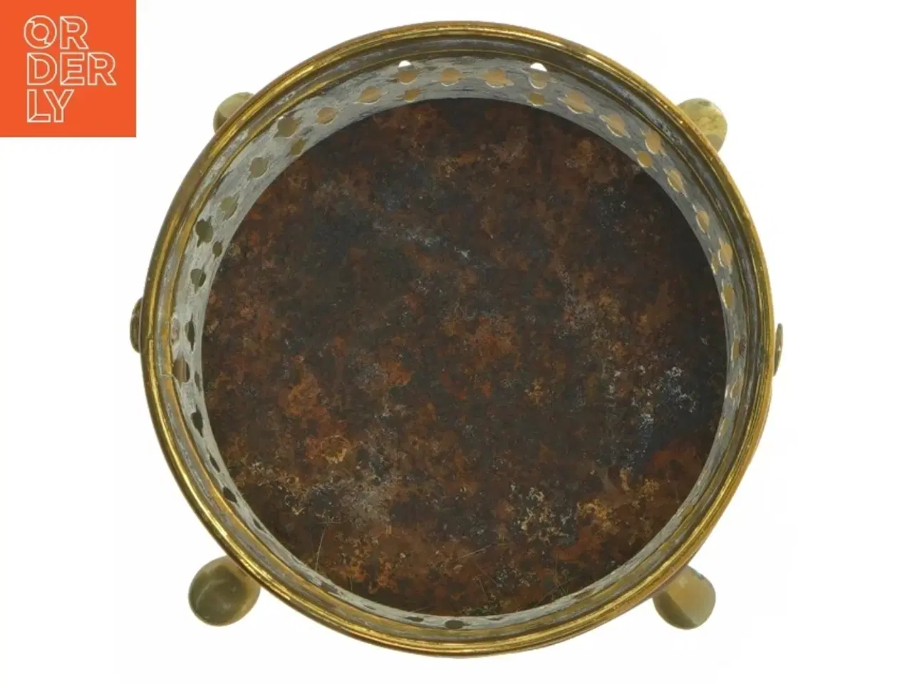 Billede 5 - Gammel messing beholder (str. 14 x 10 cm)