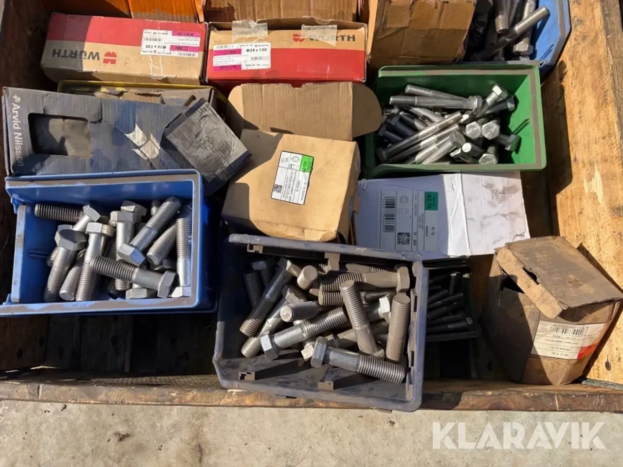 Billede 6 - Rustfri bolte og møtrikker blandet 140 kg