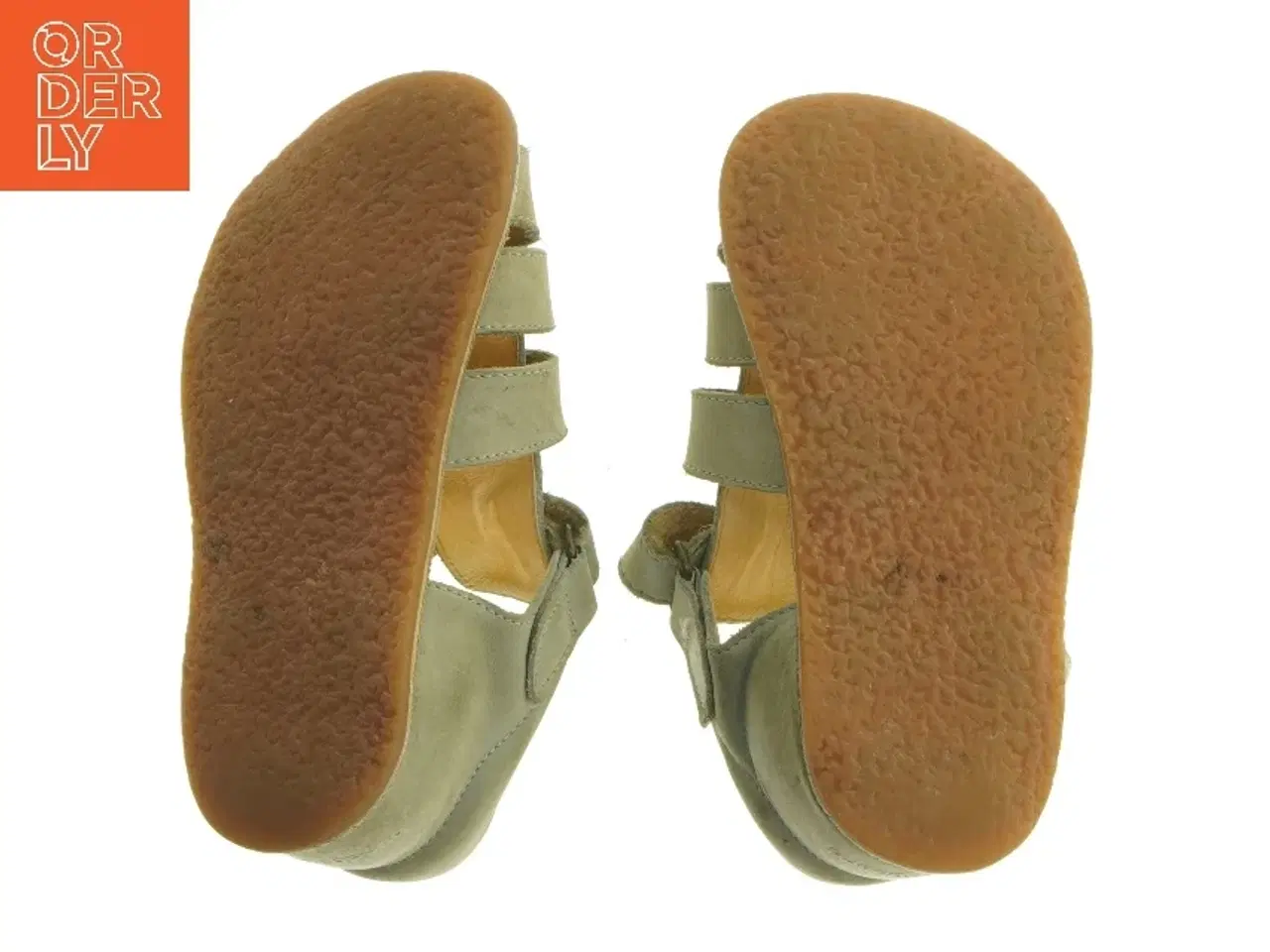 Billede 4 - Grønne lædersandaler til børn fra Bundgaard (str. 27 )