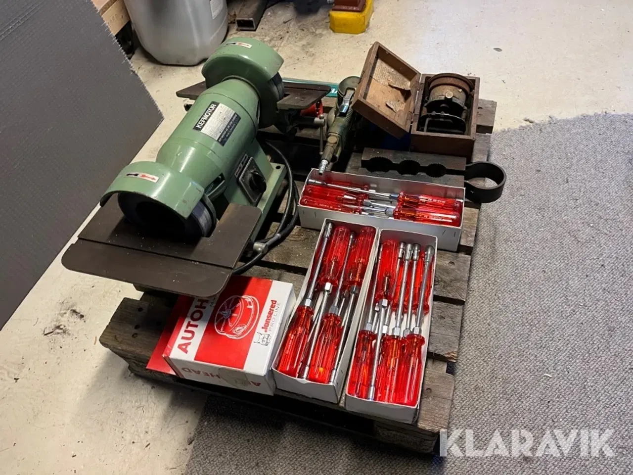 Billede 4 - Værktøjssliber KEFmotor HS3 med diverse værktøj