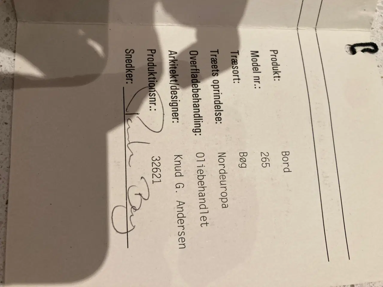 Billede 3 - Spisebord