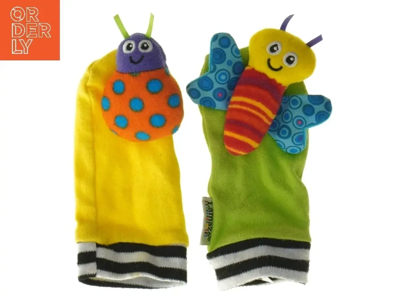 Billede 1 - Baby sokker med sjove figurer fra Lamaze (str. 15 cm)