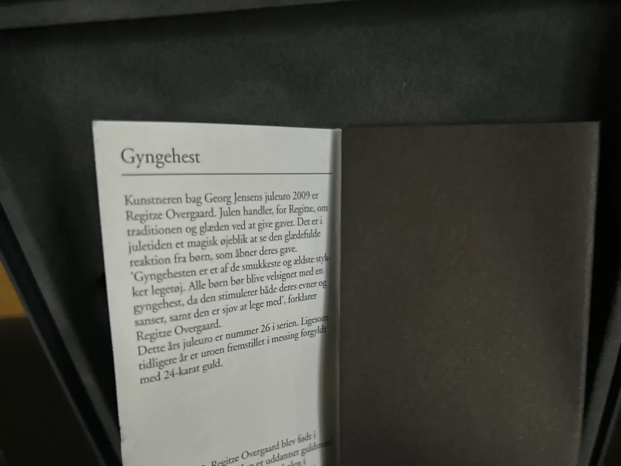 Billede 5 - George Jensen uro 2009 gyngehest