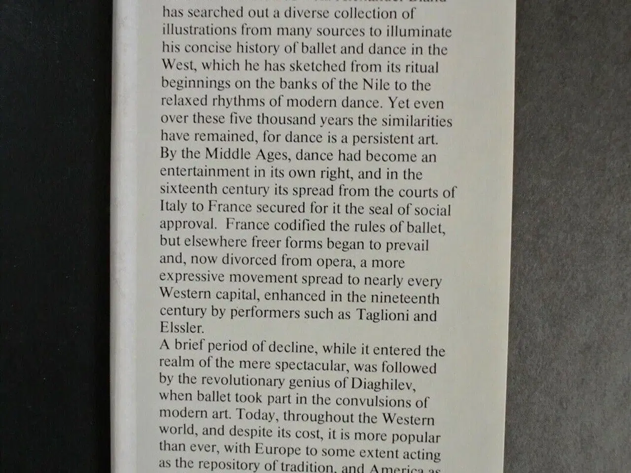 Billede 3 - a history of ballet and dance in the western world