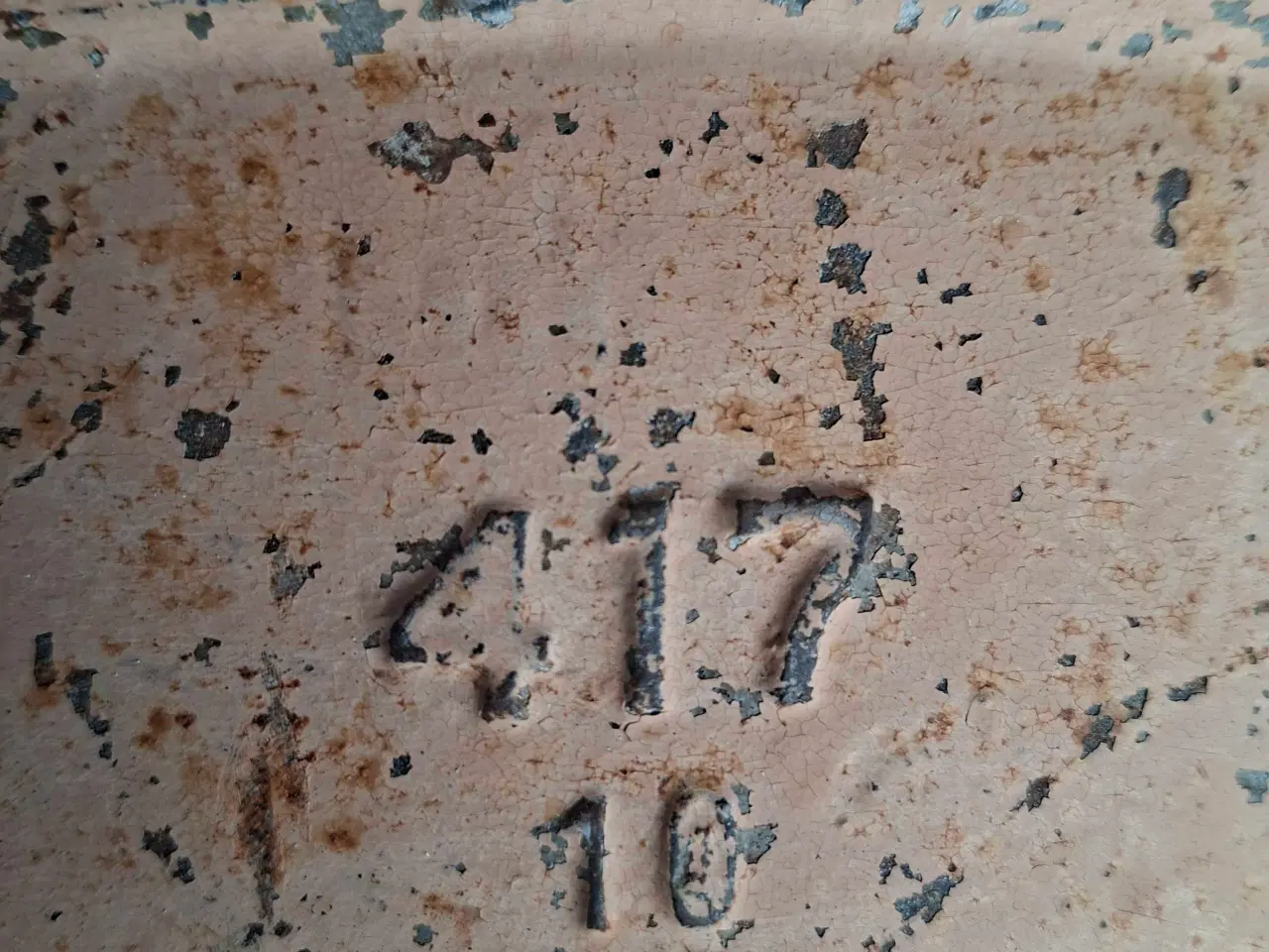 Billede 3 - Gammel vask i metal