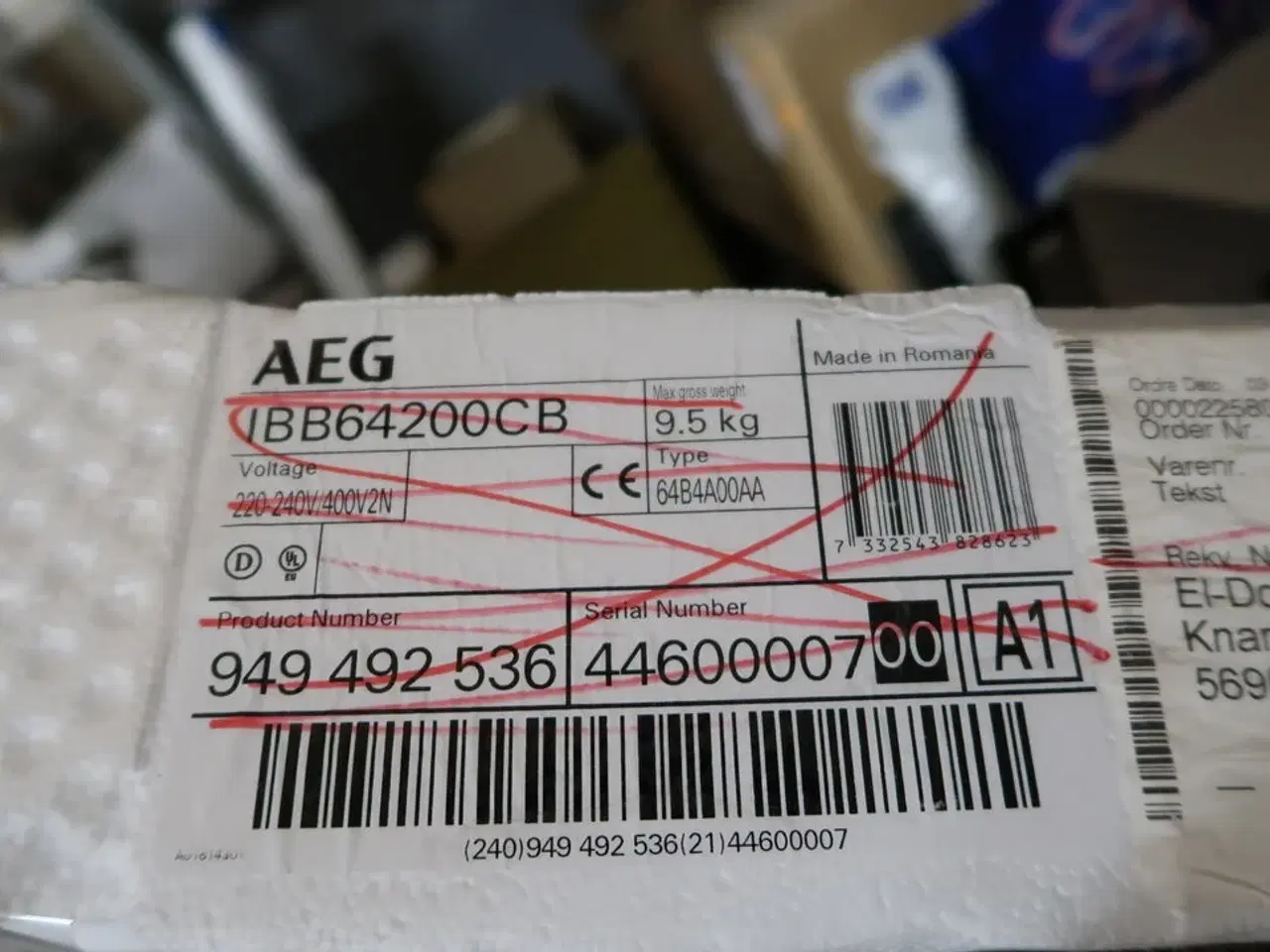 Billede 1 - Induktionskogeplade AEG IBB64200CB