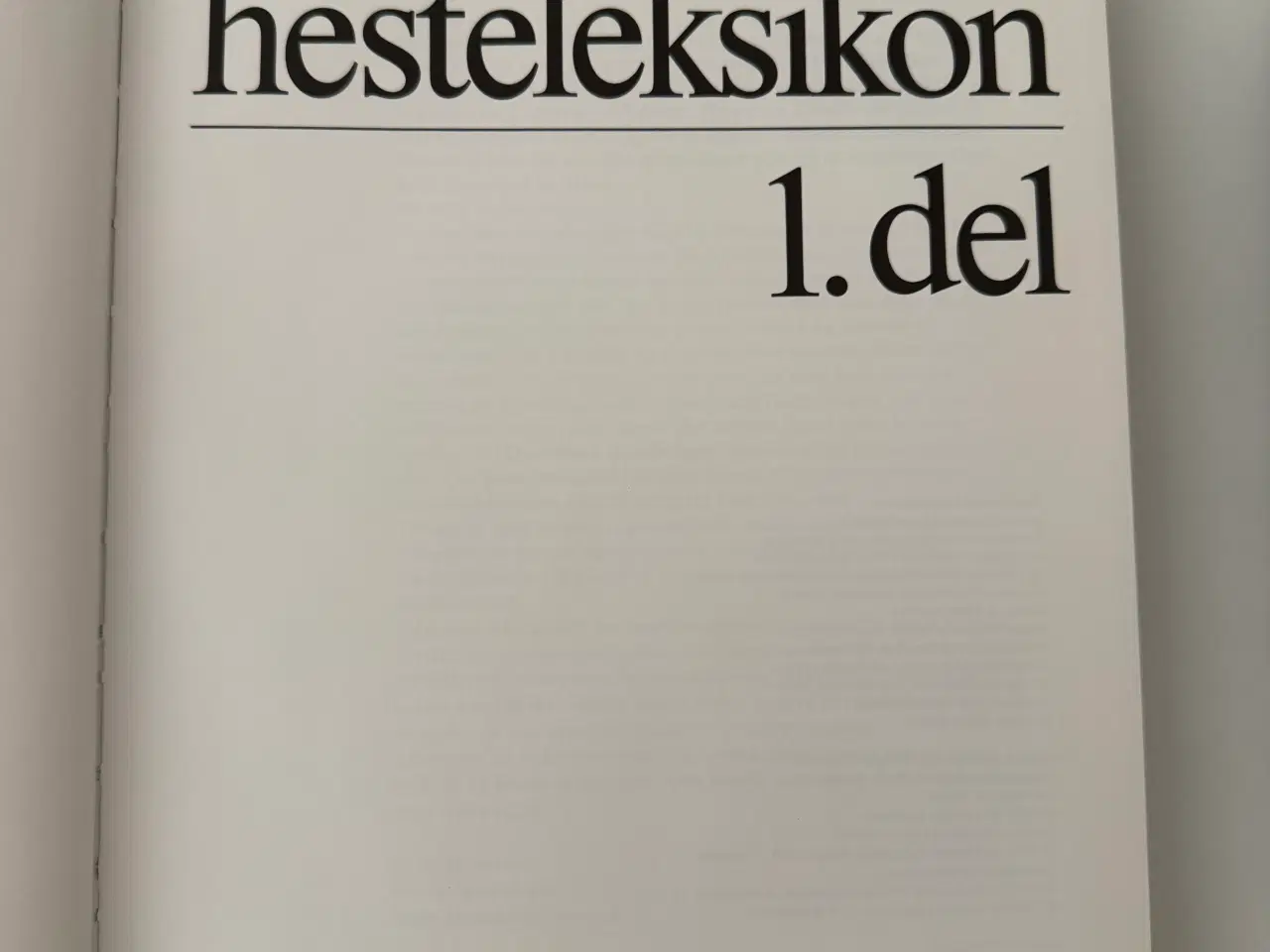 Billede 2 - Lademanns Hesteleksikon - Ridehåndbog