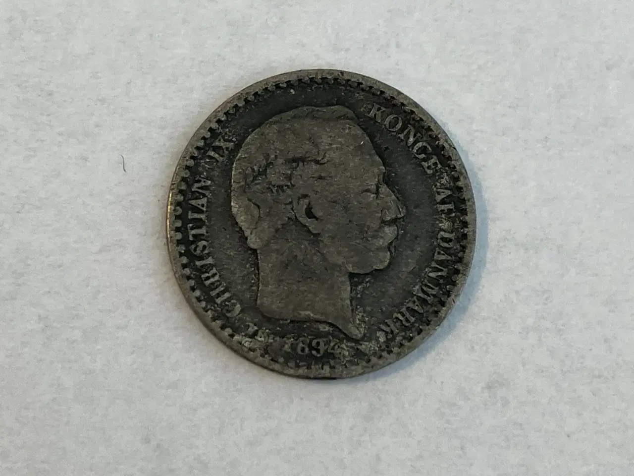 Billede 1 - 10 Øre 1894 - Dårlig stand