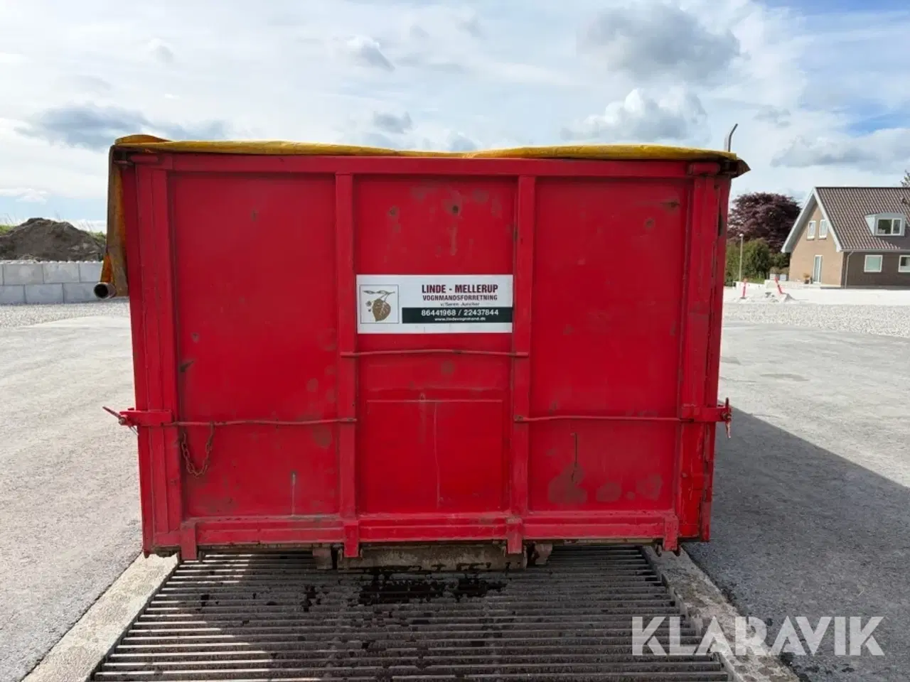 Billede 4 - Ladcontainer med rullepressening korntæt Micodan