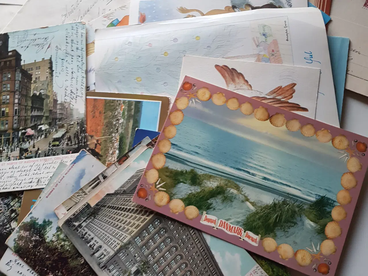 Billede 3 - Postkort , kvitteringer m.m 1918 - 1995 120stk