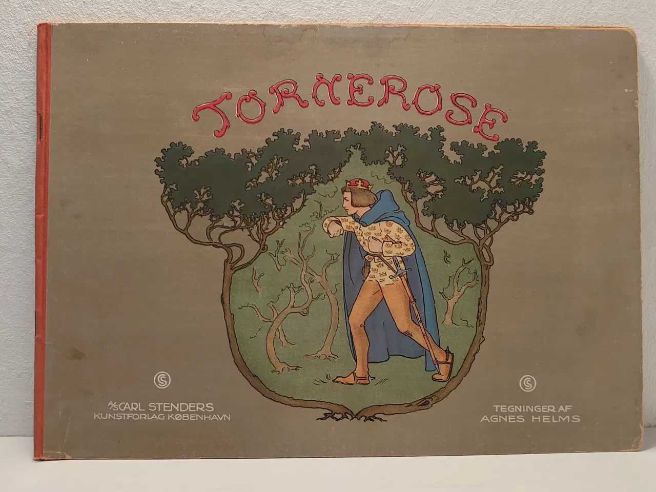 Billede 1 - Brdr. Grimm: Tornerose.ill. Agnes Helms. År1918.
