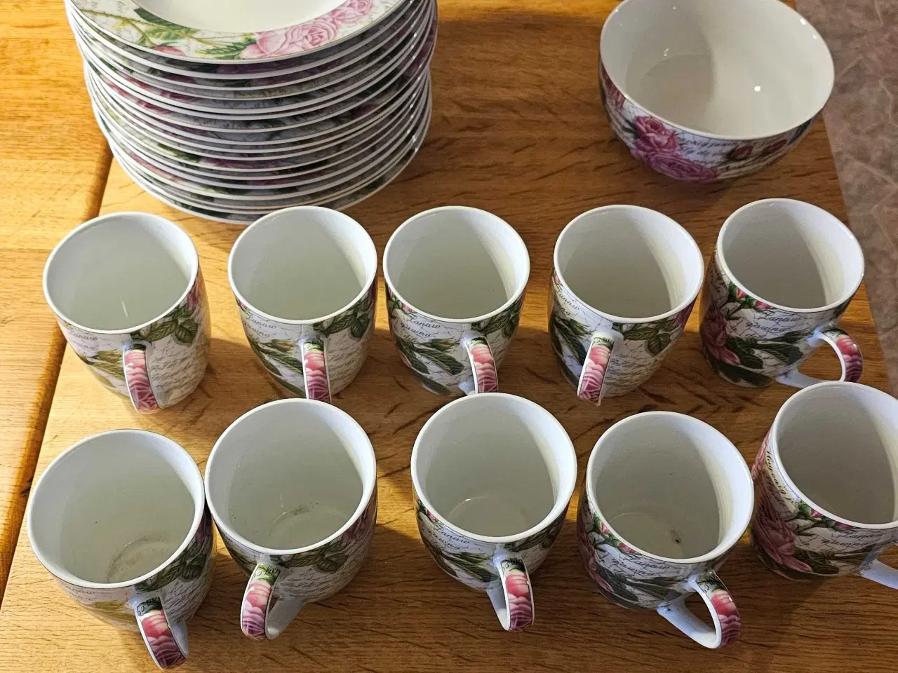 Billede 2 - Flot blomster stel 52 dele 