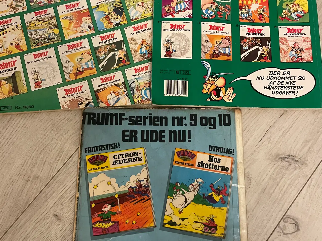 Billede 2 - Gamle Asterix og trumf tegneserier 