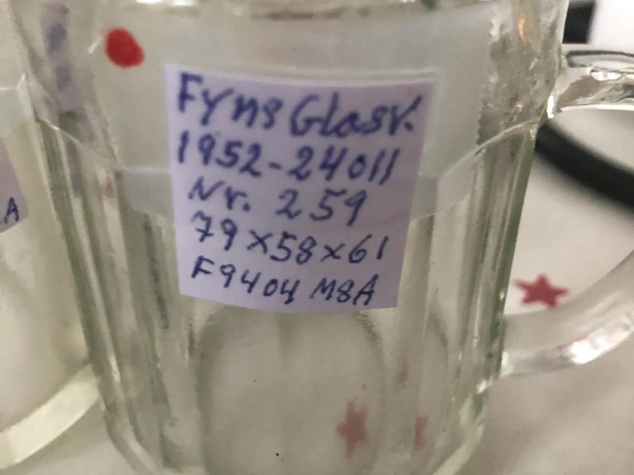 Billede 3 - Fyns glasværk øl krus