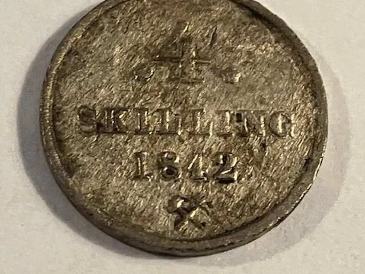 Billede 1 - 4 Skilling 1842 Norge