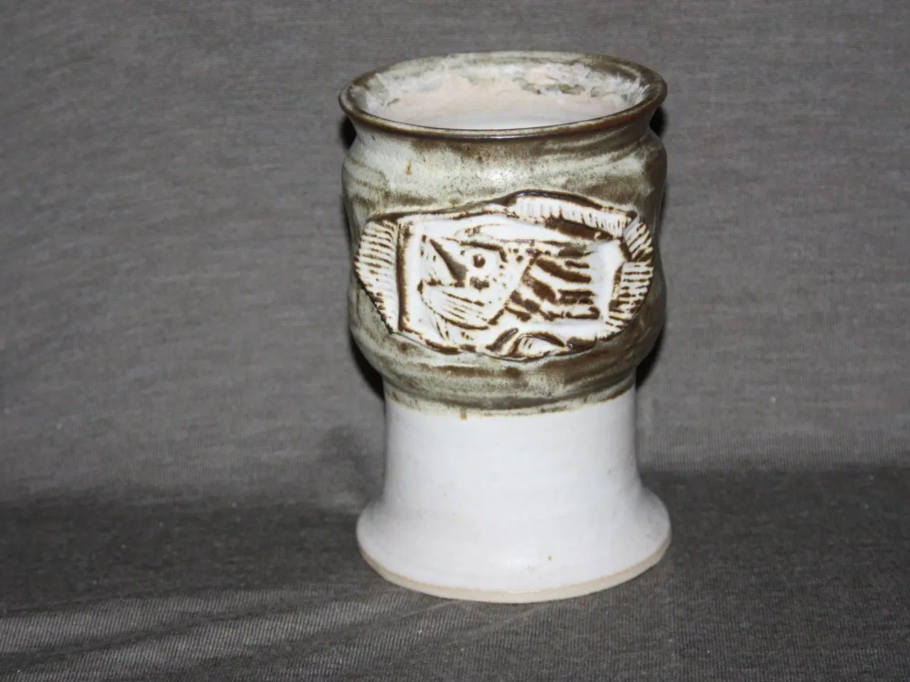 Billede 2 - Christina Præstgaard keramik vase 16,5 cm 