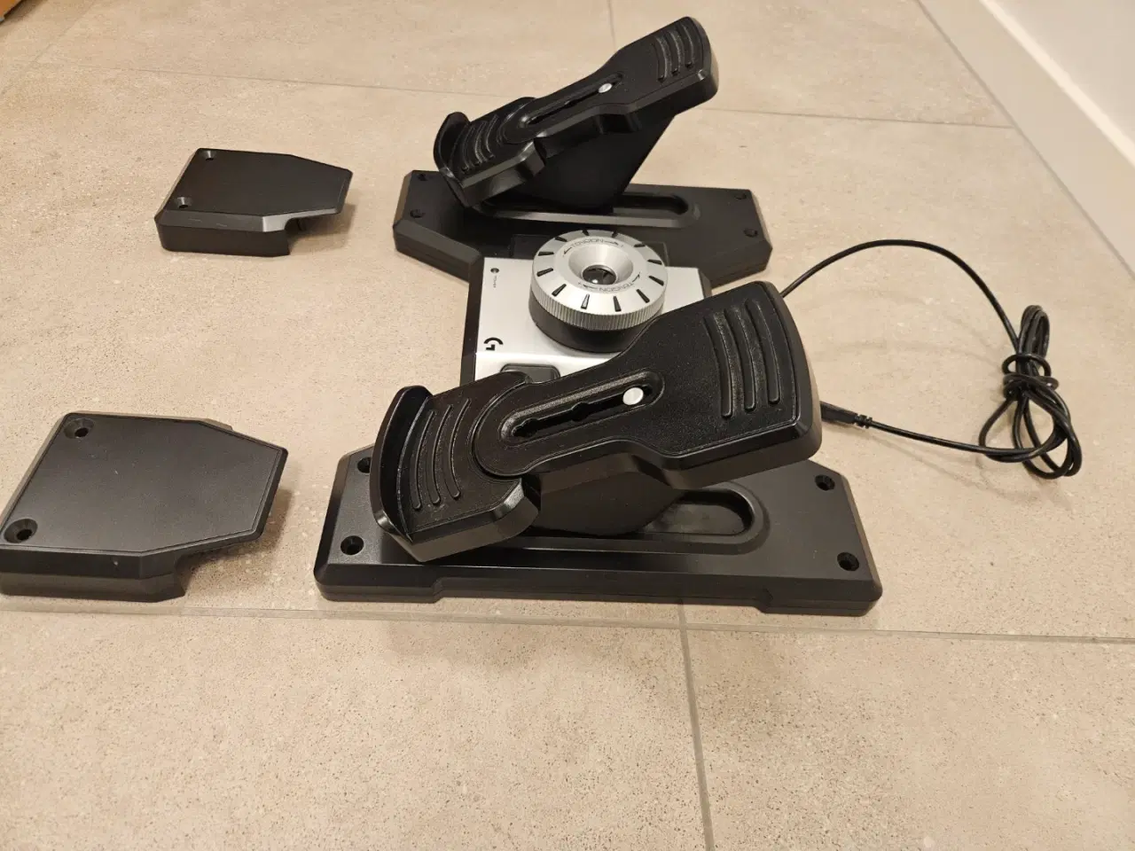 Billede 2 - Logitech G Saitek Pro Flight Rudder Pedals - Pedal