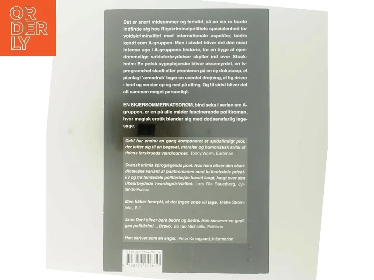 Billede 3 - En skærsommernatsdrøm : kriminalroman af Arne Dahl (f. 1963) (Bog)