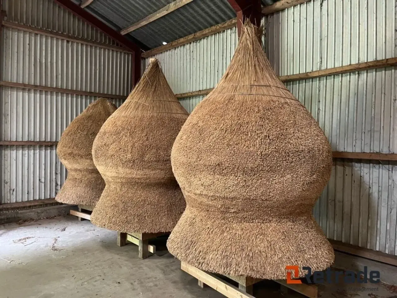 Billede 1 - - - - Stråtægte Tagkonstruktion