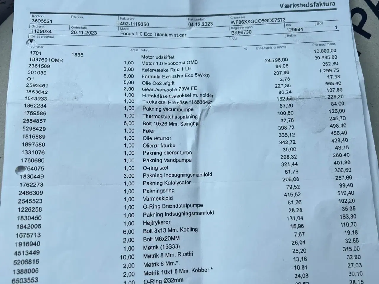 Billede 17 - Ford Focus 1,0 SCTi 125 Fun stc.