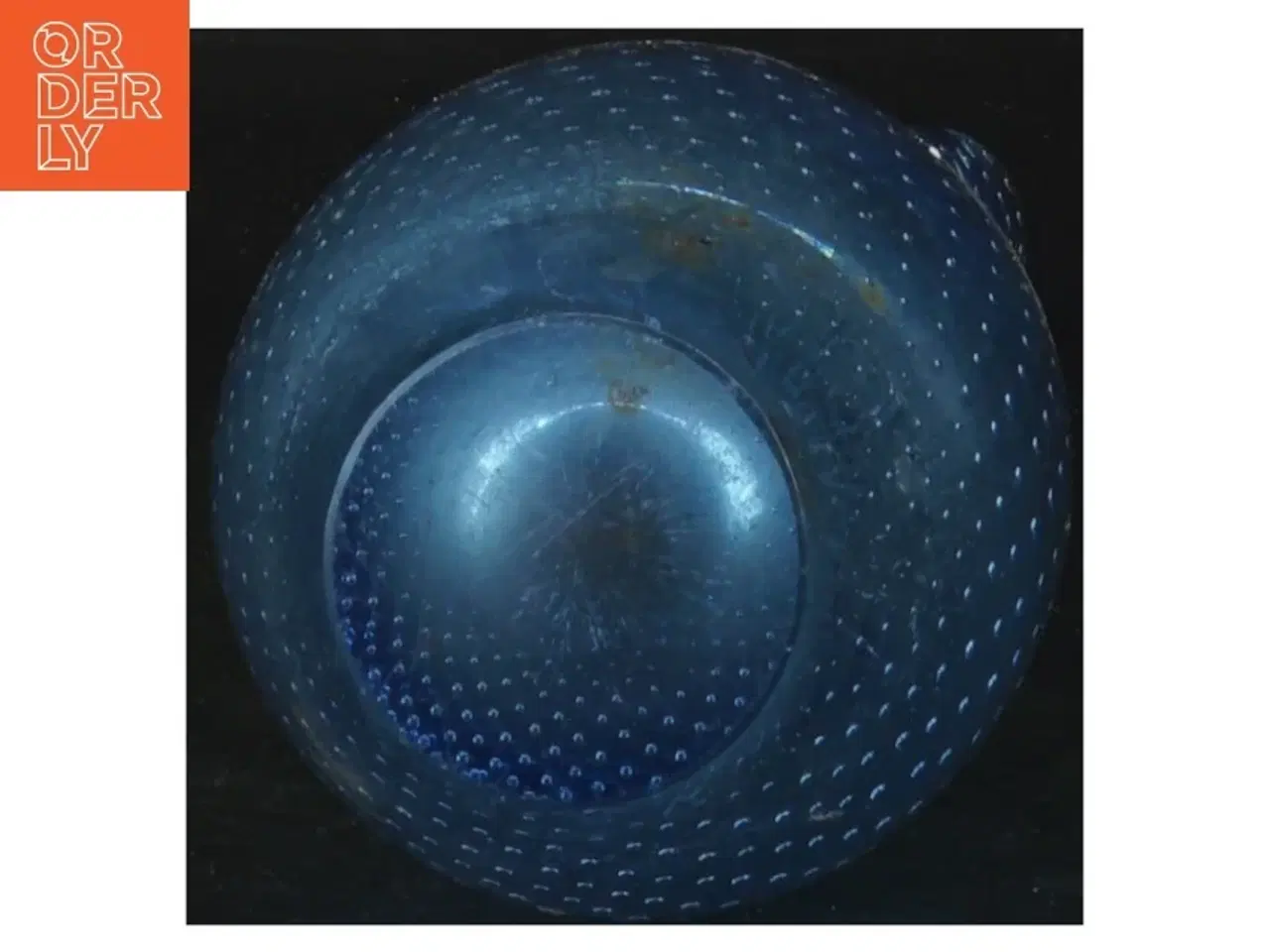 Billede 3 - Blå glas vase (str. 29 cm)