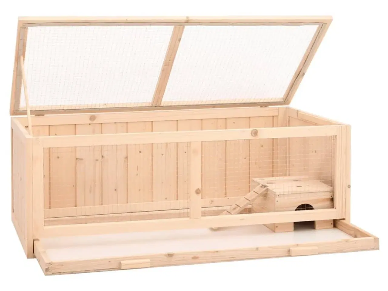 Billede 3 - Hamsterbur 104x52x38 cm massivt fyrretræ