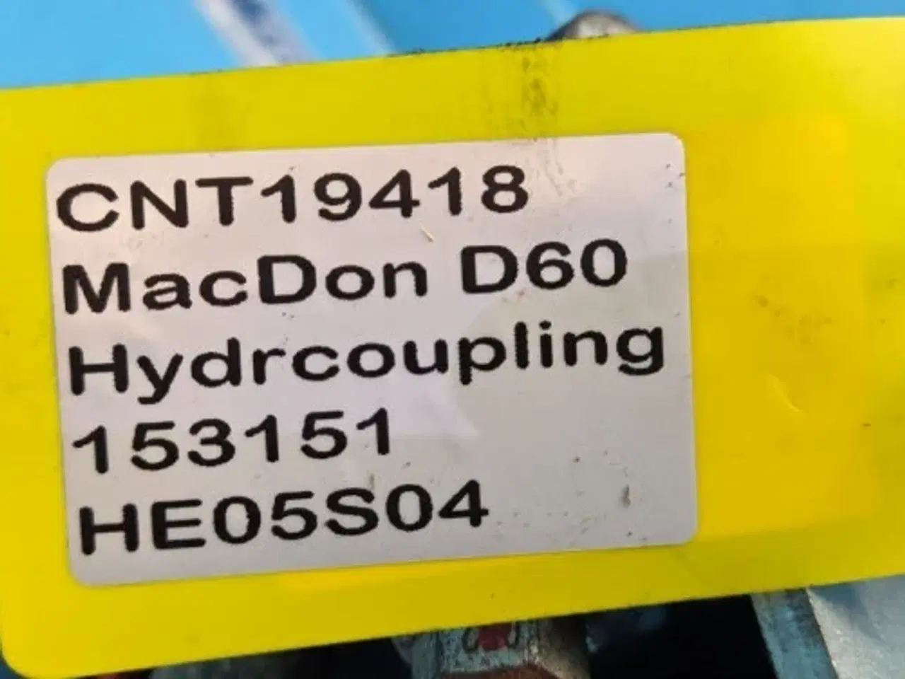 Billede 10 - MacDon D60 Hydraulikcoupling 153151