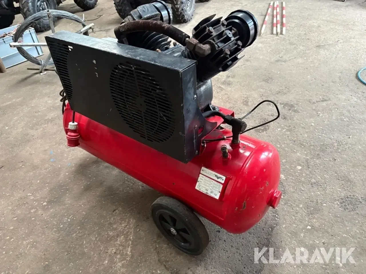 Billede 3 - Kompressor Reno 705/150 - volt 3x400 - hk 5,5