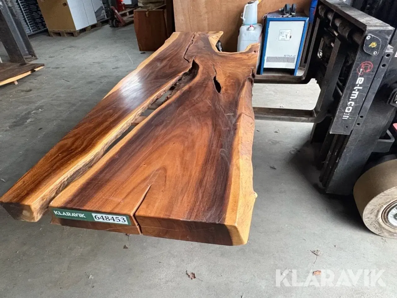 Billede 8 - Plankebordplade akacie lakeret 1 hel planke