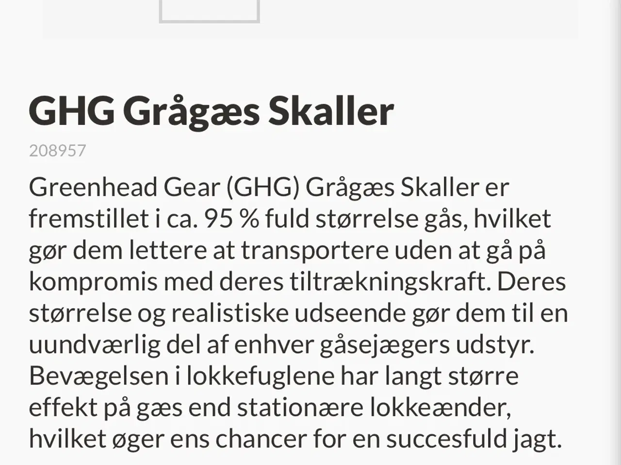 Billede 4 - Lokkegæs skaller GHG