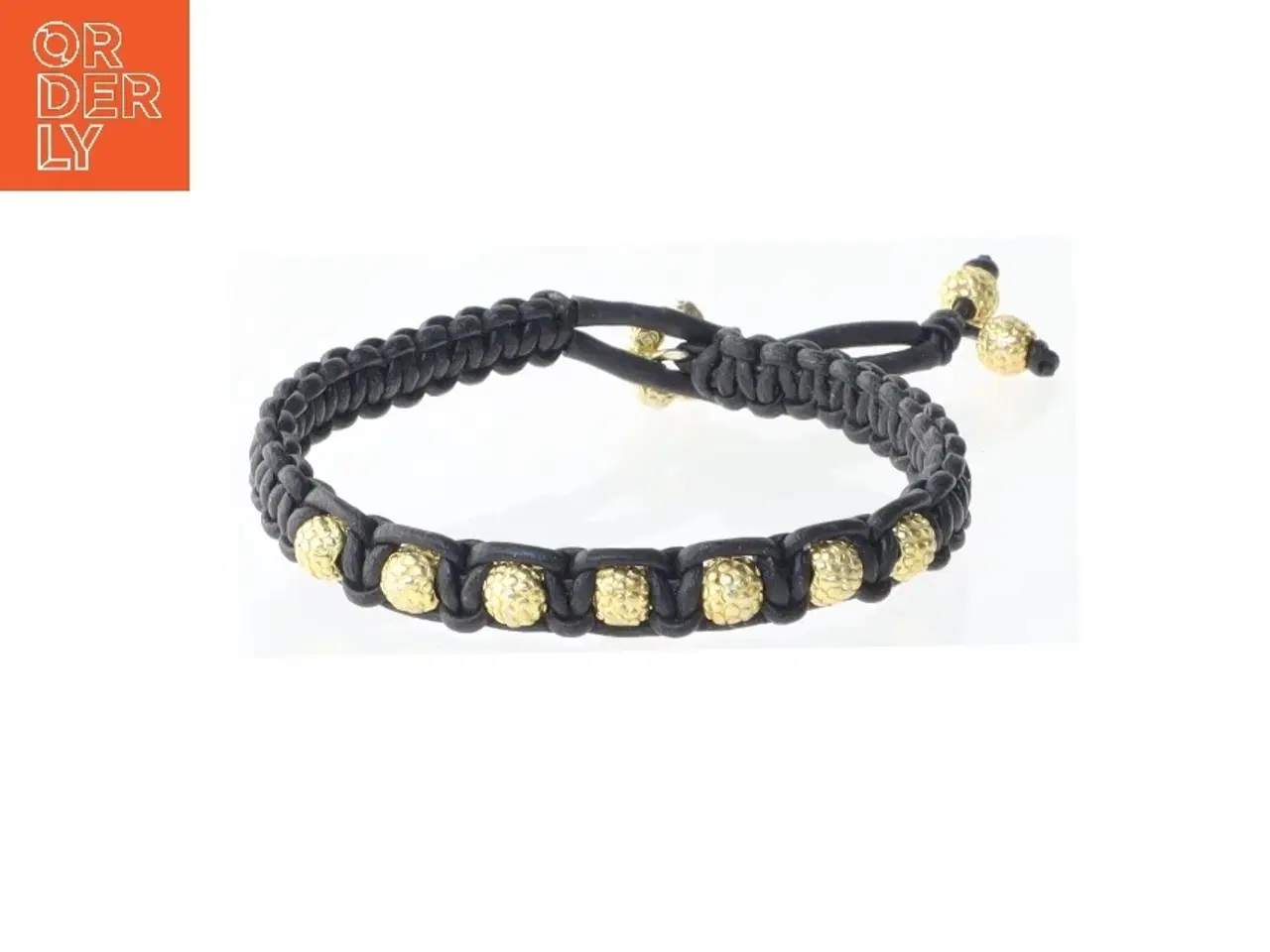 Billede 2 - Armbånd med guldperler (str. Ø 6 cm)