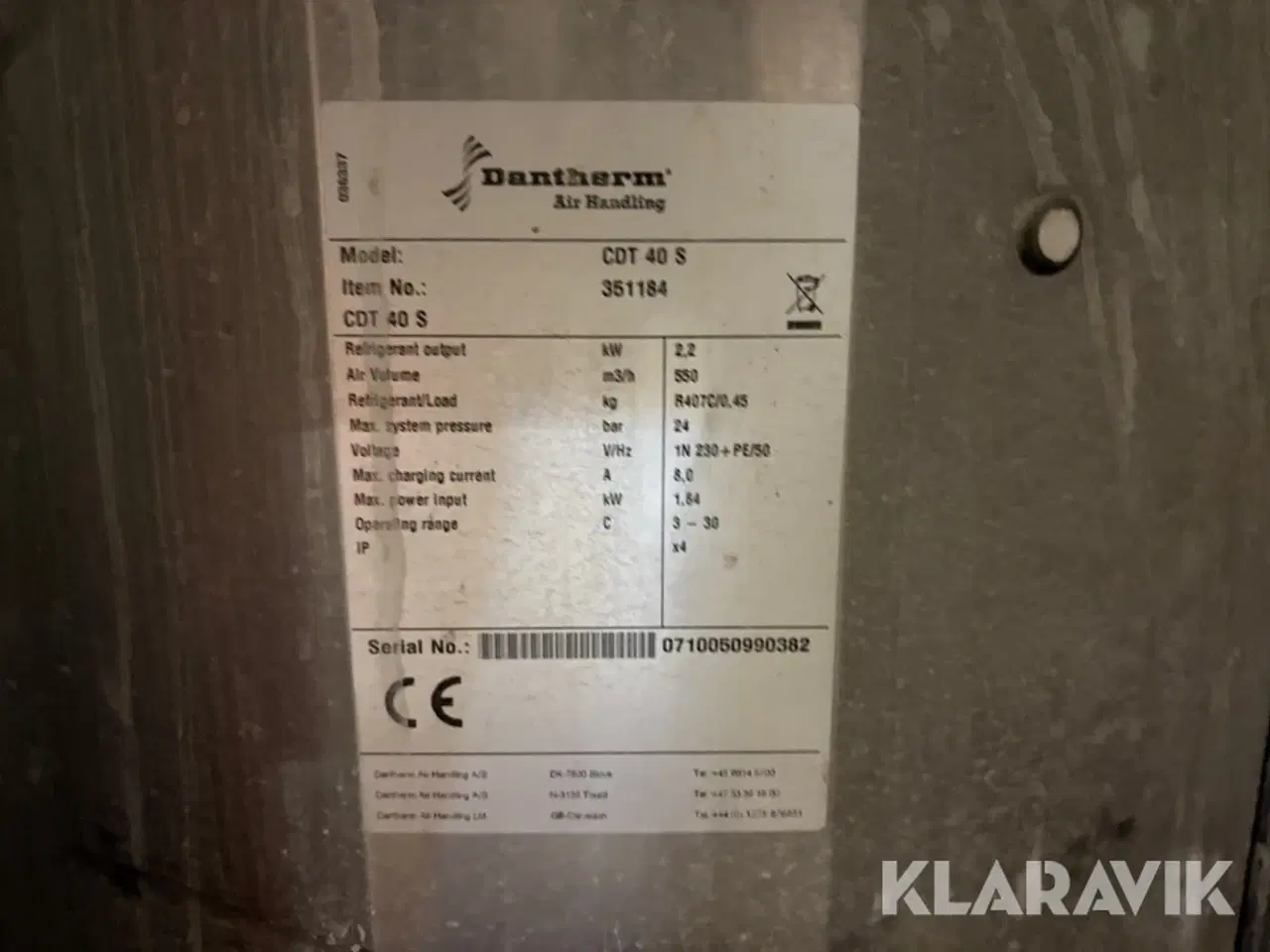 Billede 9 - Affugtere Dantherm CDT 40 S 2 styk