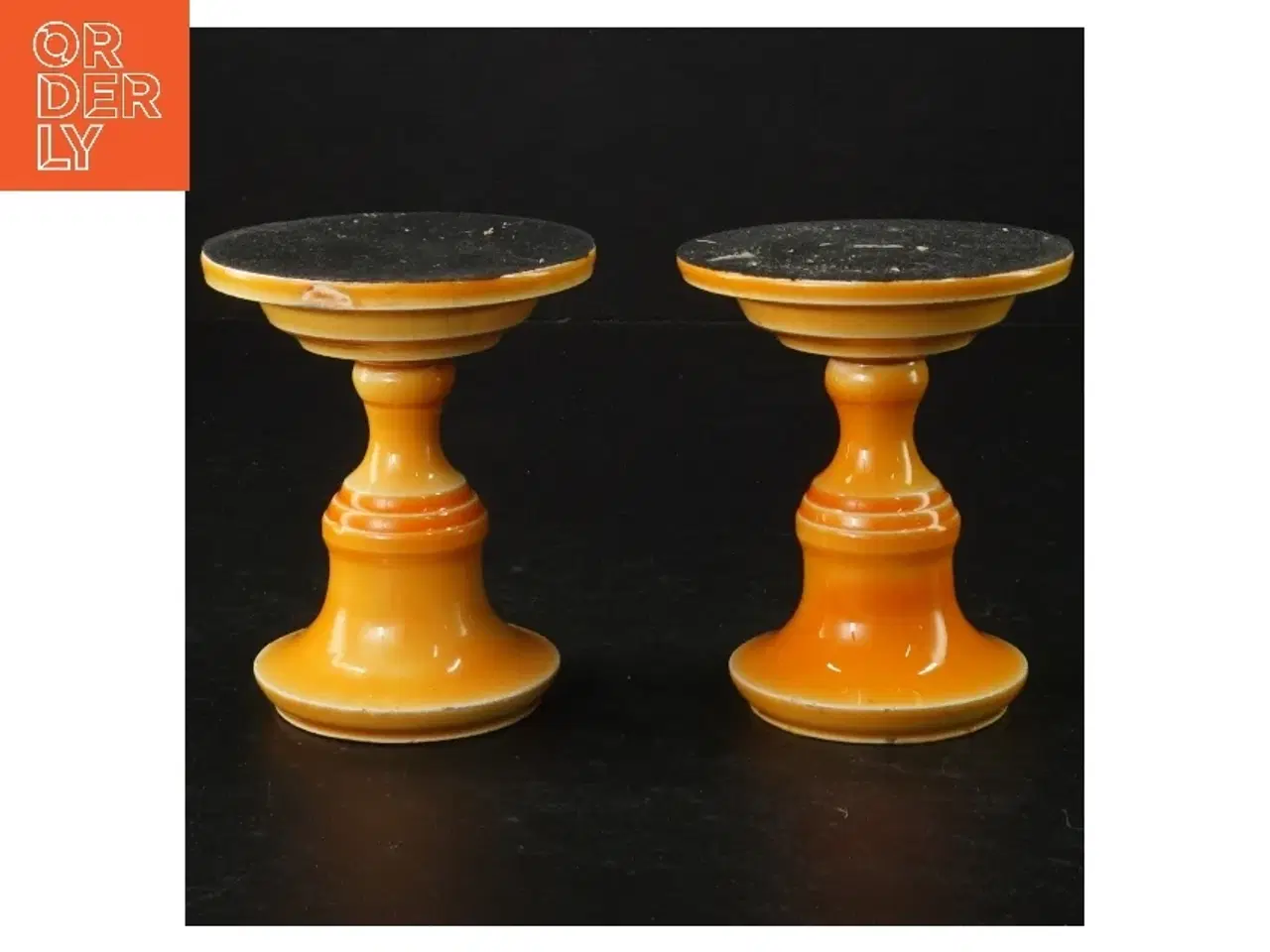 Billede 2 - Keramik lysestager (str. 10 cm)