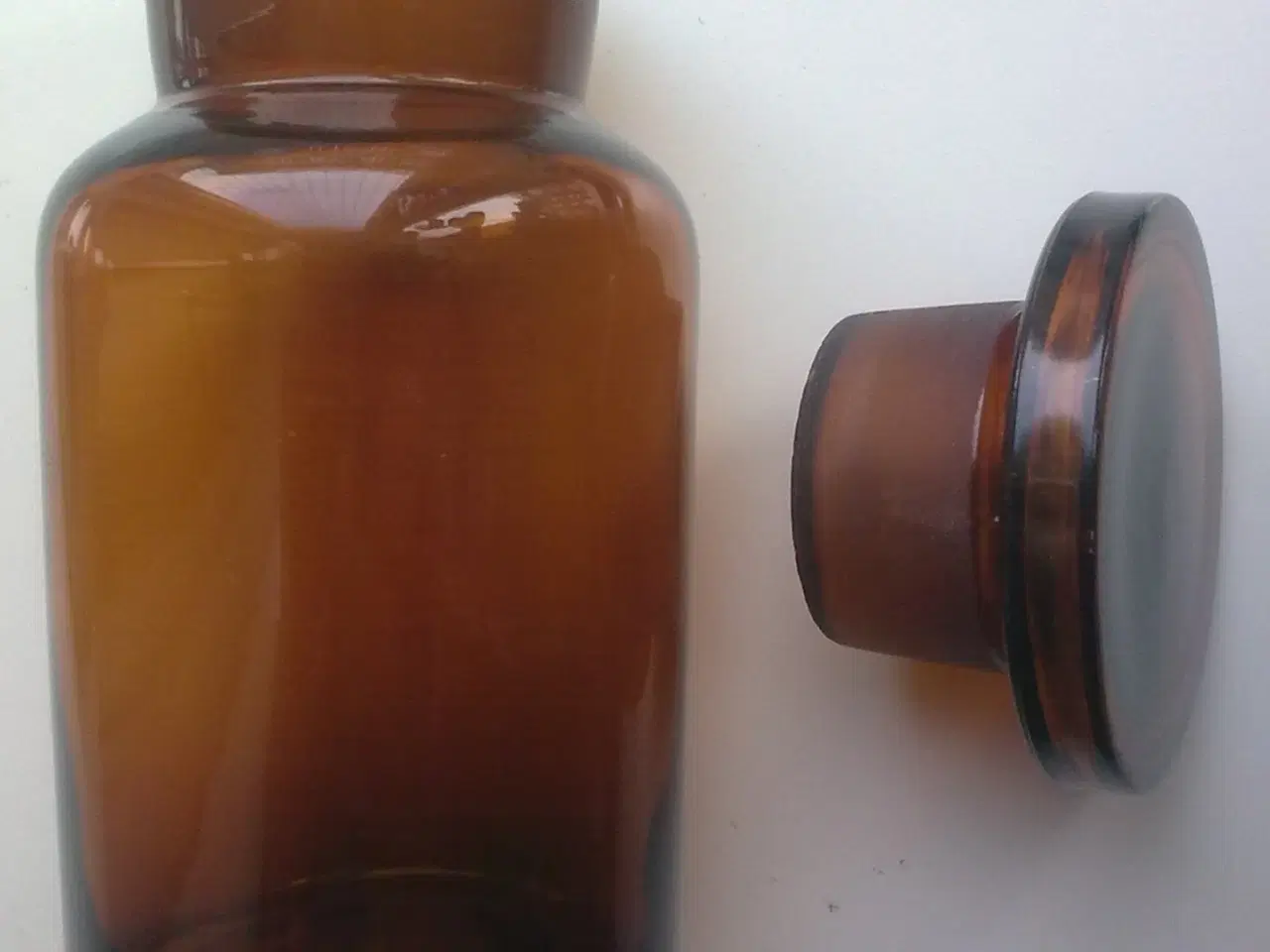 Billede 12 - Apotek krukke + bolsje glas m låg SJOV x 3 SAMLET