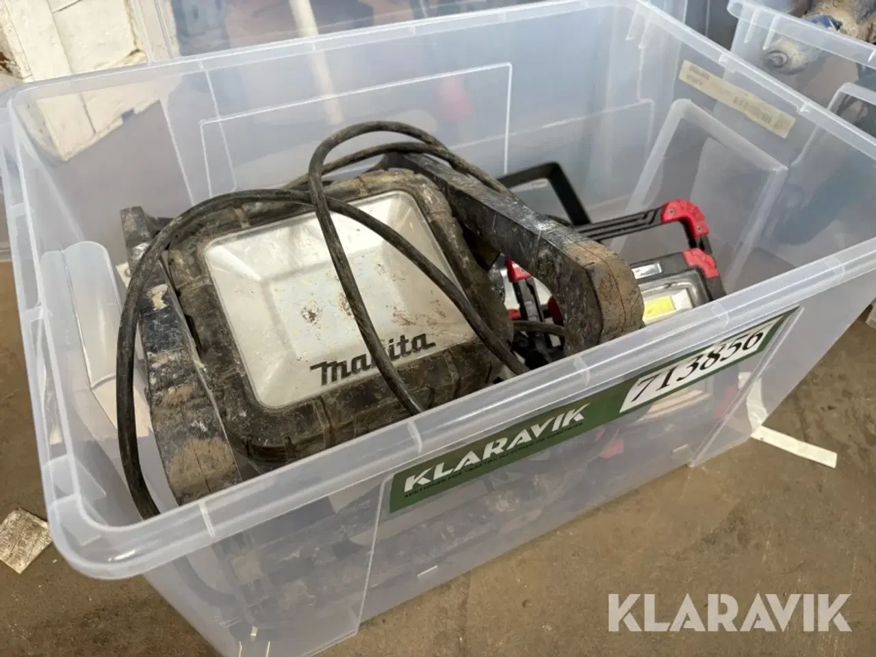 Billede 1 - Belysning Makita & Raptor 3 styks