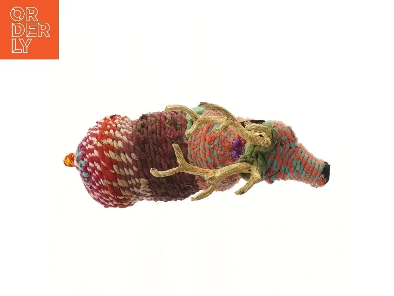 Billede 2 - Dekorativ hjortefigur af reb (str. 31x34 cm)