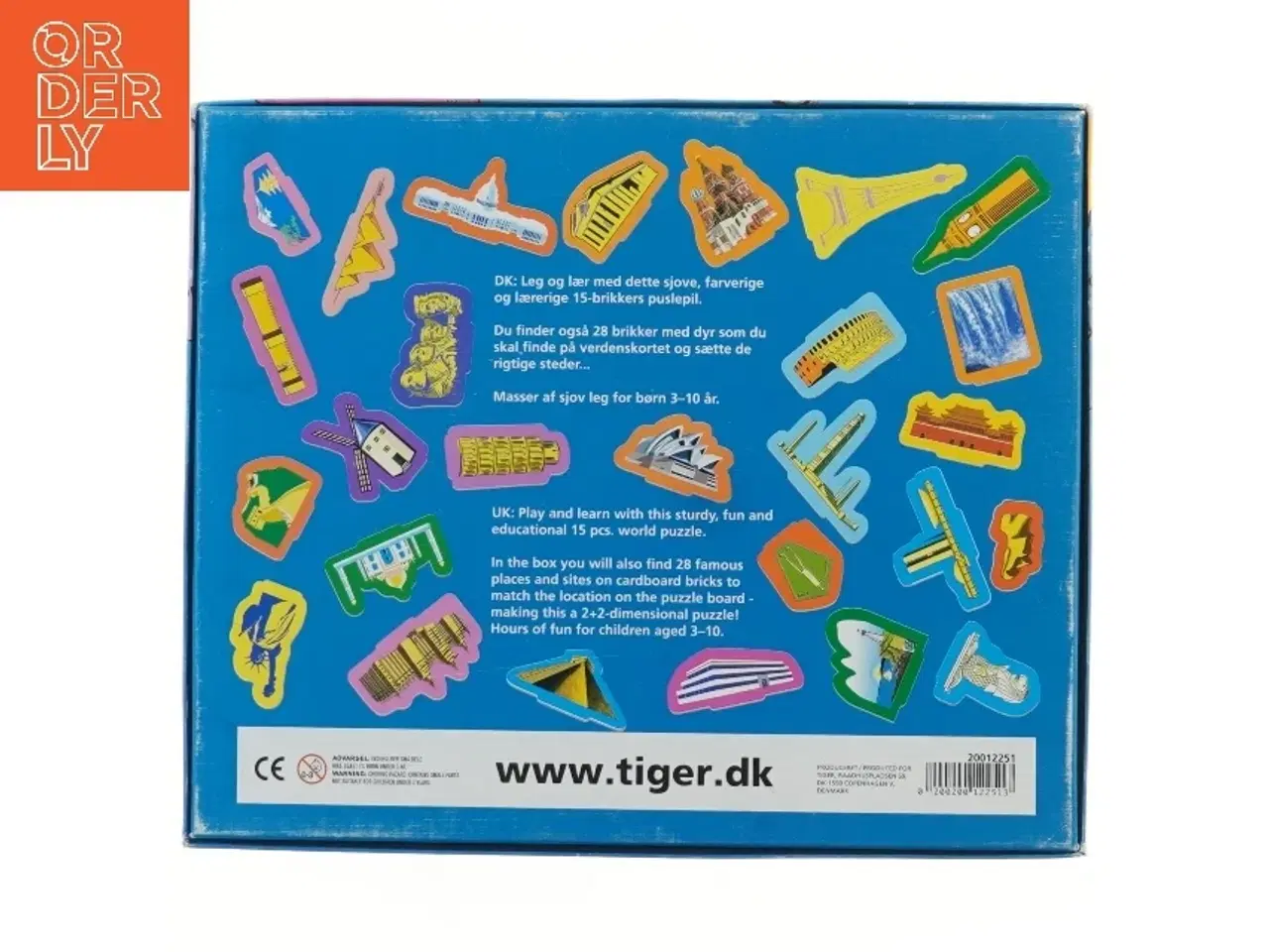 Billede 3 - Puslespil - Verdens Steder fra Flying Tiger (15+28 brikker)